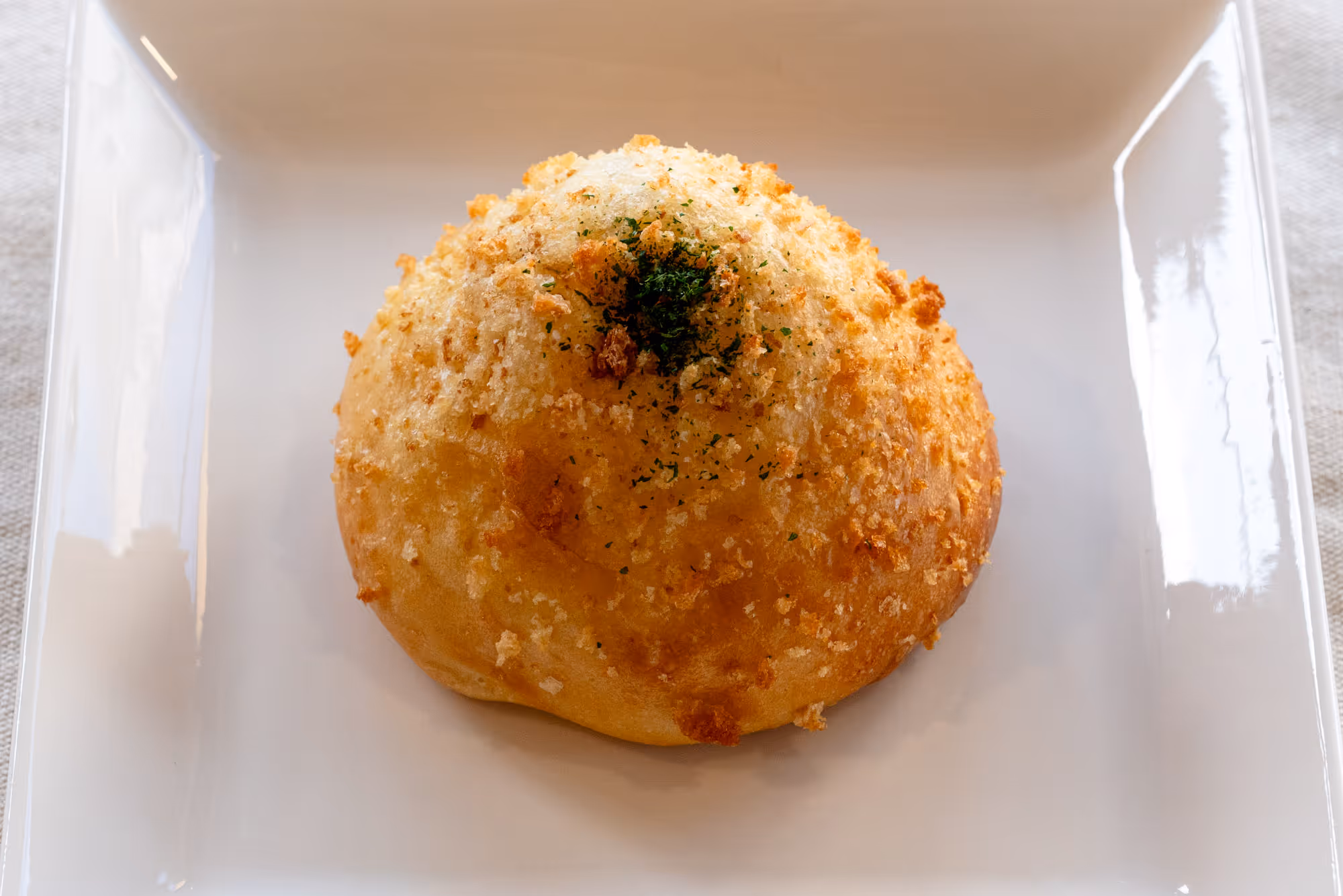 image of artisan bread loaf on display in a grocery store